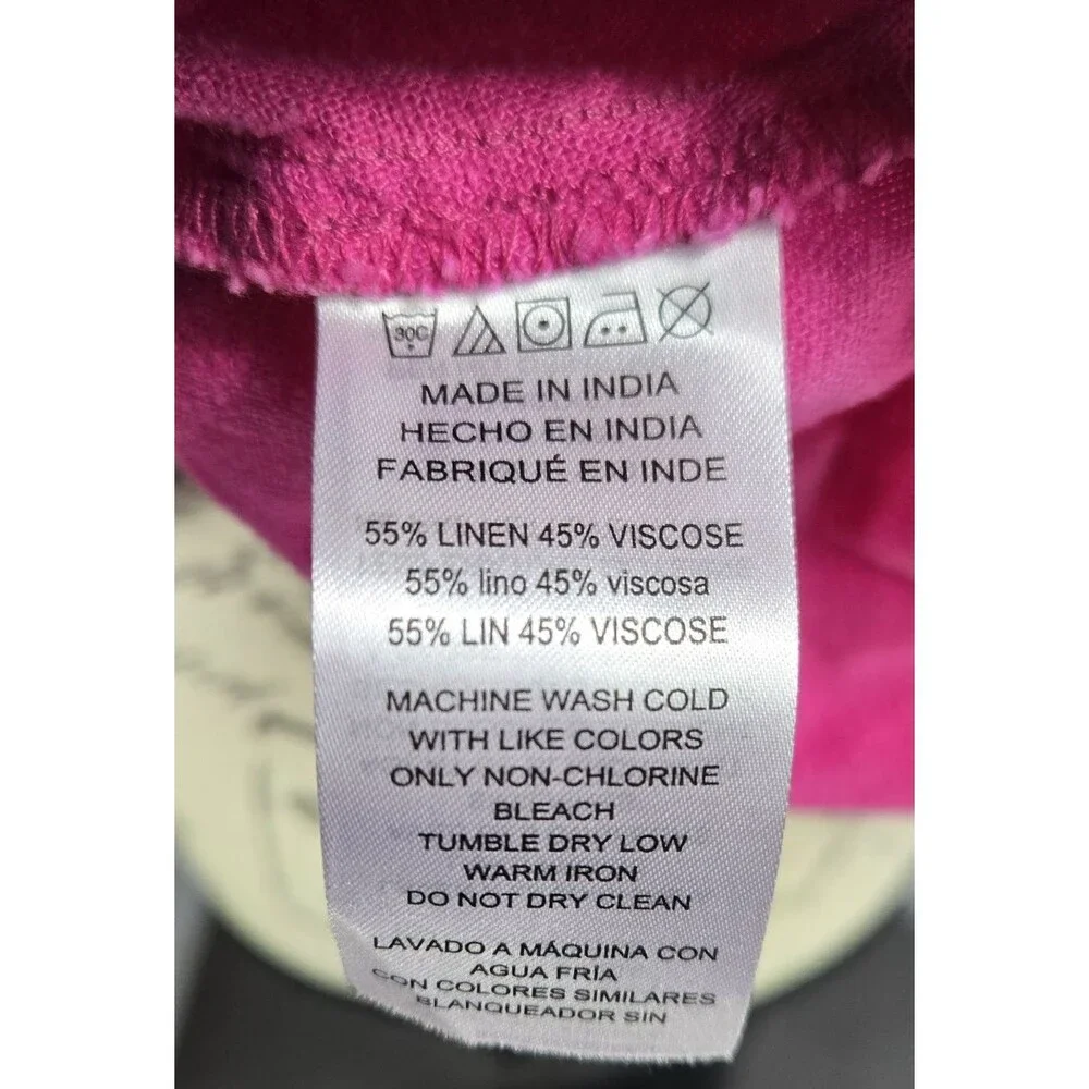 Michael Kors Women's Size‎ XL Pink Drawstring Front Blouse NWT